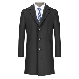 大量訂購冬季中長款西裝外套 設計黑色單排三粒鈕 後開叉外套 西裝外套專門店 秋冬系列 制服 50%polyester 50%羊毛 DM5001 700克 CHENGSHANG SKMS073 大量訂購冬季中長款西裝外套 設計黑色單排三粒鈕 後開叉外套 西裝外套專門店 秋冬系列 制服 50%polyester 50%羊毛 DM5001 700克 CHENGSHANG SKMS073